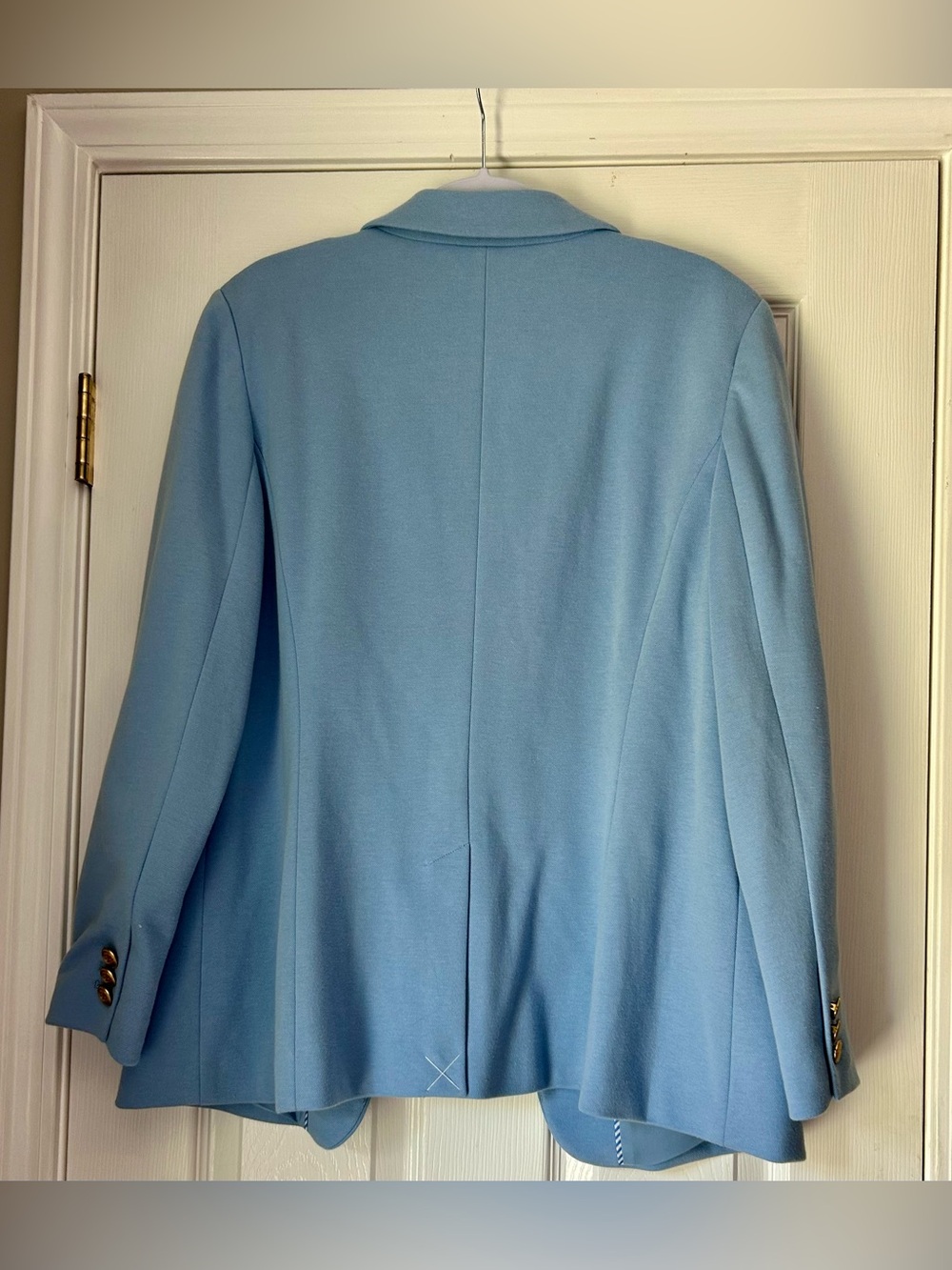 Talbots Powder Blue Single-Button Blazer - Picture 2 of 5